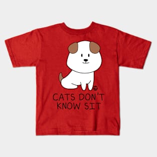 cats sit Kids T-Shirt